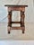 Found in the South of France, this 20th Century French Walnut Stool dates back to the early 1900's. The piece features a...