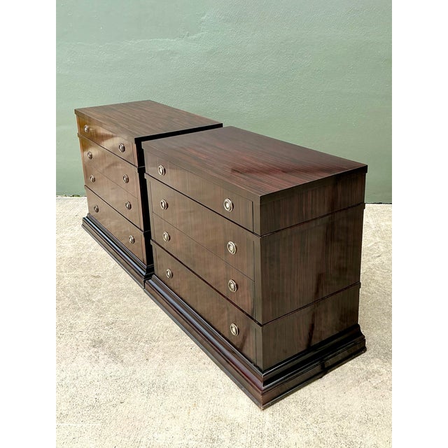 Ralph Lauren Vintage Ralph Lauren “Clivedon” Chest of Drawers - Pair For Sale - Image 4 of 12