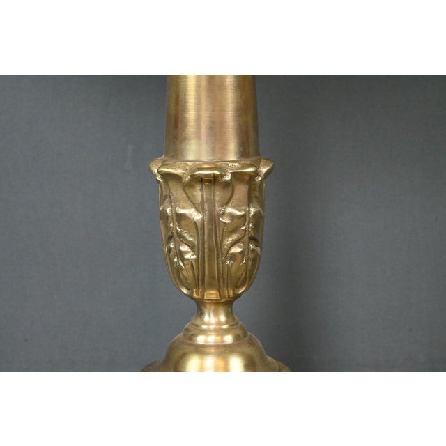 Antique Bronze Lamp, 1890s For Sale - Image 4 of 16