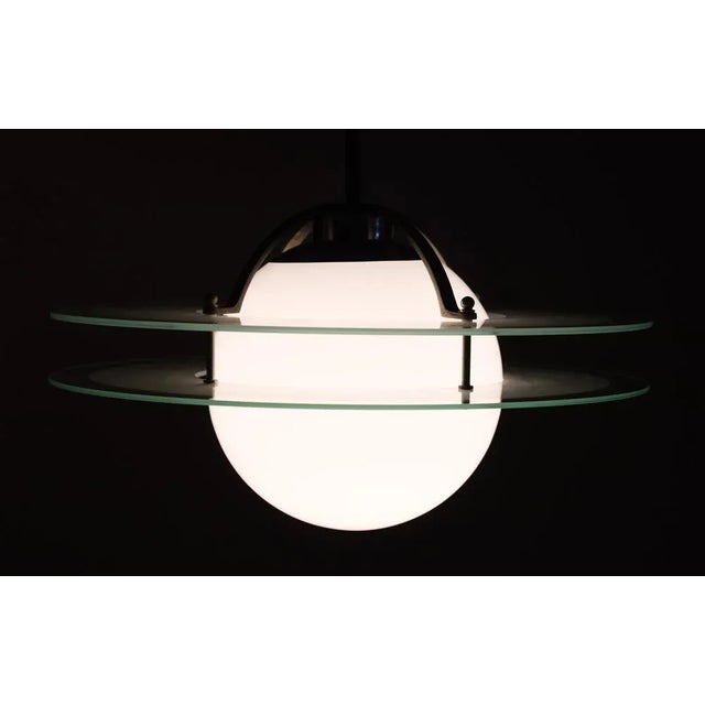 Art Deco Saturn Lamp by Willem H Gispen for Louis Van Teeffelen For Sale - Image 13 of 15