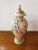 Chinese Vintage "Dynasty" Hand Painted Porcelain Vase With Floral Pattern, Made in Macao For Sale - Image 3 of 7