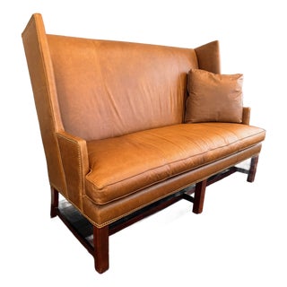 Hickory Chair Farm Wing Settee For Sale