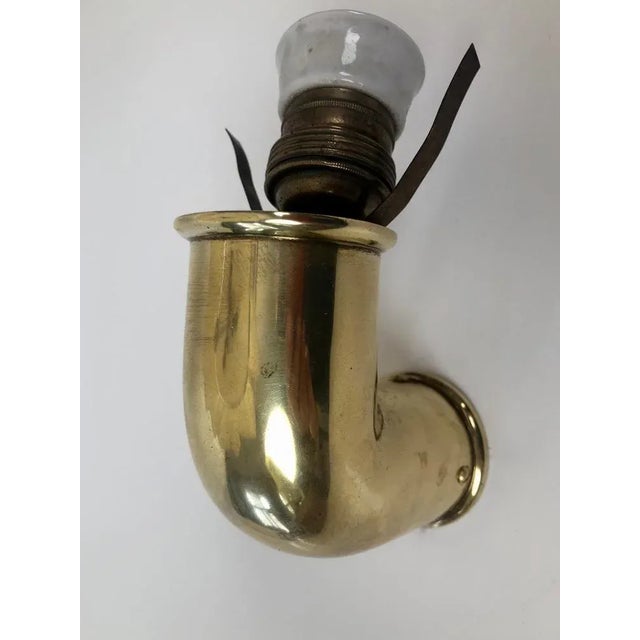 Vintage Austrian Brass Sconces, 1930s, Set of 2 For Sale - Image 10 of 15