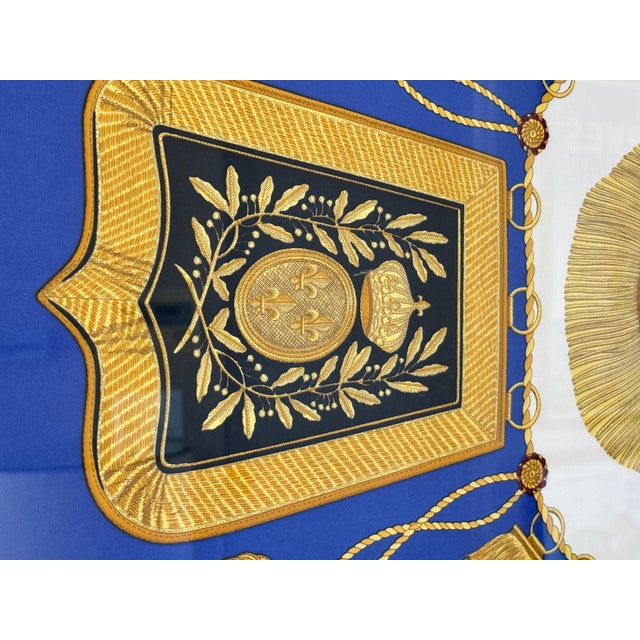 Hermès Poste Et Cavalerie Silk Scarf in Museum Acrylic Box, 1986 For Sale - Image 10 of 18