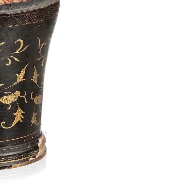 Antique Teapot Box in Lacquer, 1800s For Sale - Image 5 of 6