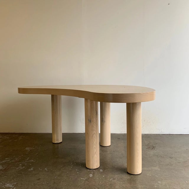 Curvas Desk in a Bleached Finish For Sale - Image 4 of 18