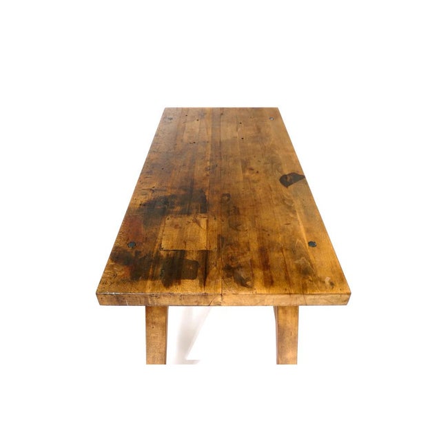 Vintage Swiss Workbench in Beech, 1930s For Sale - Image 16 of 18