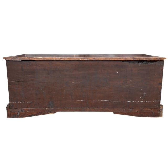 Early 20th Century English Oak Trunk For Sale - Image 12 of 12