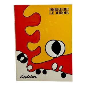 Derriere Le Miroir No 173 October 1968 Alexander Calder Original Limited Edition Signed Magazine Lithograph Cover With Back Sheet
