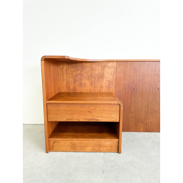 1970s Vintage Vinde Mobelfabrik King Size Mid Century Modern Teak