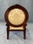 Early 21st Century Louis XVI Style Floral Upholstered Fauteuil Armchair For Sale - Image 5 of 10