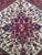 Wool pile genuine hand made vintage Persian Heriz -
