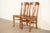 Heywood-Wakefield Heywood Wakefield Antique Mission Oak Arts & Crafts Side Chairs or Dining Chairs, Pair For Sale - Image 4 of 15