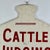 Mid 20th Century Large Vintage Primitive Wooden "Cattle Judging Area" Sign in Figural Milk Bottle Design For Sale - Image 5 of 6
