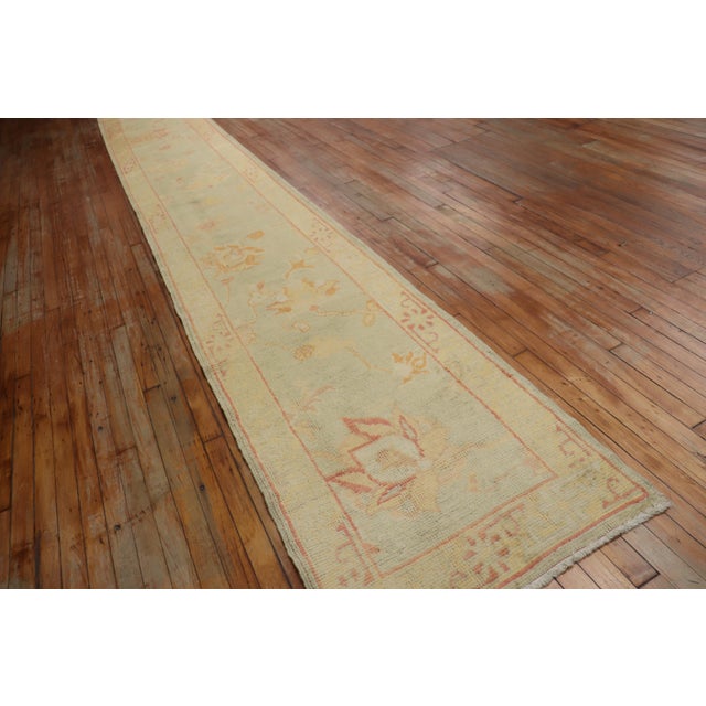 Early 21st Century Turkish Oushak Runner - 2'6" x 21' For Sale - Image 17 of 18