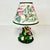 1980s Vintage English Garden Chippendale Hummingbird Petite Table Lamp For Sale - Image 4 of 18