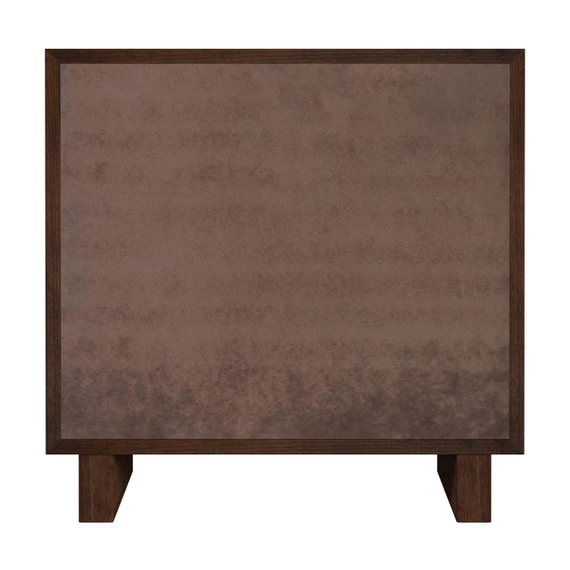 Halmstad 24 in. W Wood Panel 2 Drawer Nightstand with Soft-Closing Drawers, Brown For Sale In Chicago - Image 6 of 8