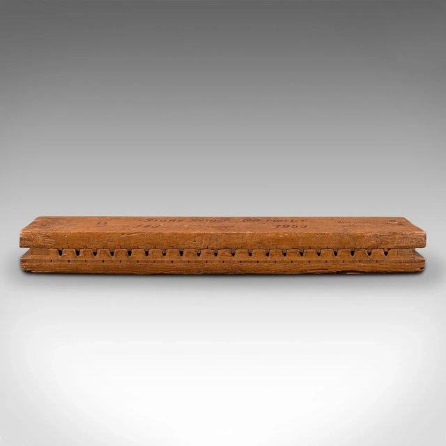 This is a vintage cigar press. A German, pine and beech 20 piece mould, dating to the mid 20th century, circa 1950....