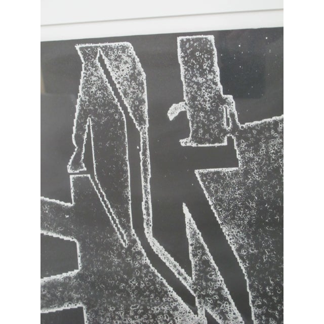 Abstract Gordon Gilkey Pacific Nw Signed Artist Proof Steel Engraving Print Reaching For Sale - Image 3 of 8