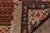 19th-Century Antique Soumak Rug Gometric Burnt Red and Beige All Over Pattern For Sale - Image 9 of 9