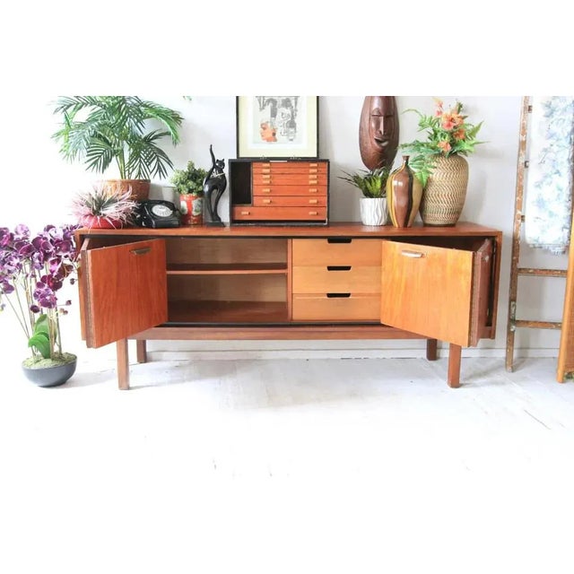 Wood Danish Style Sideboard, 1960s For Sale - Image 7 of 9