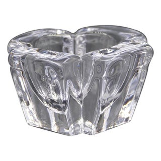 Vintage Crystal Vase by Alvar Aalto for Orrefors, Sweden, 1980s For Sale