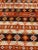 Vintage Moroccan Rug With Stripes & Tribal Design in Orange, D. Brown, Ivory For Sale In Atlanta - Image 6 of 12