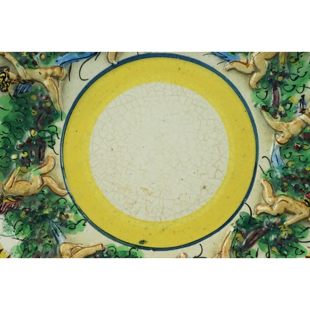 Ceramic Plates from F.A.C.I, Italy, 1930s, Set of 2 For Sale - Image 10 of 17