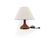 Mid-Century Teak Table Lamp from Domus, Denmark, 1960s For Sale - Image 9 of 9