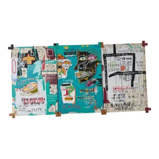 Jean Michel Basquiat (1960-1988), Ishtar 1983, Copyright Estate of Jean Michel Basquiat, Licensed by Artestar Ny, Printed in Uk Reproduction For Sale