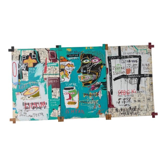 Jean Michel Basquiat (1960-1988), Ishtar 1983, Copyright Estate of Jean Michel Basquiat, Licensed by Artestar Ny, Printed in Uk Reproduction For Sale