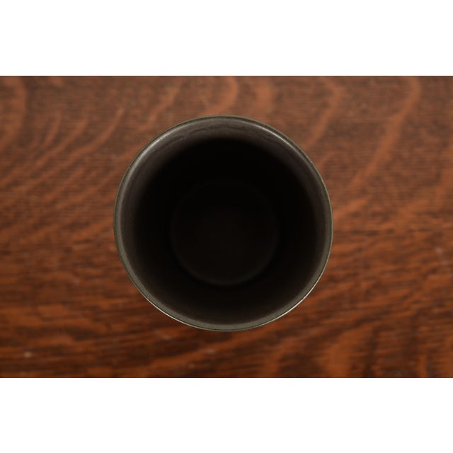Mid 20th Century 1960s Marshall Studios Mid-Century Modern Stoneware Pottery Tumbler or Vase For Sale - Image 5 of 10