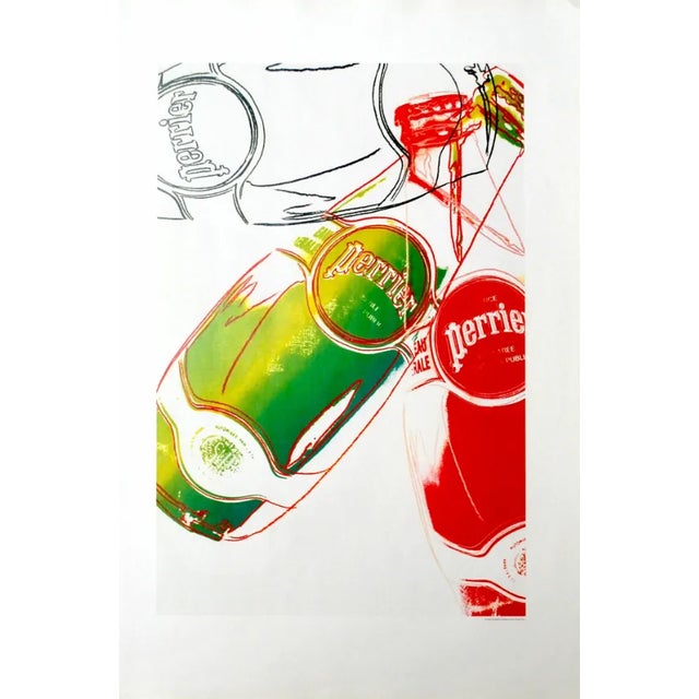 Andy Warhol Print Perrier 6 Pop Art 1999 For Sale