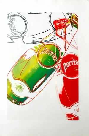 Andy Warhol Print Perrier 6 Pop Art 1999