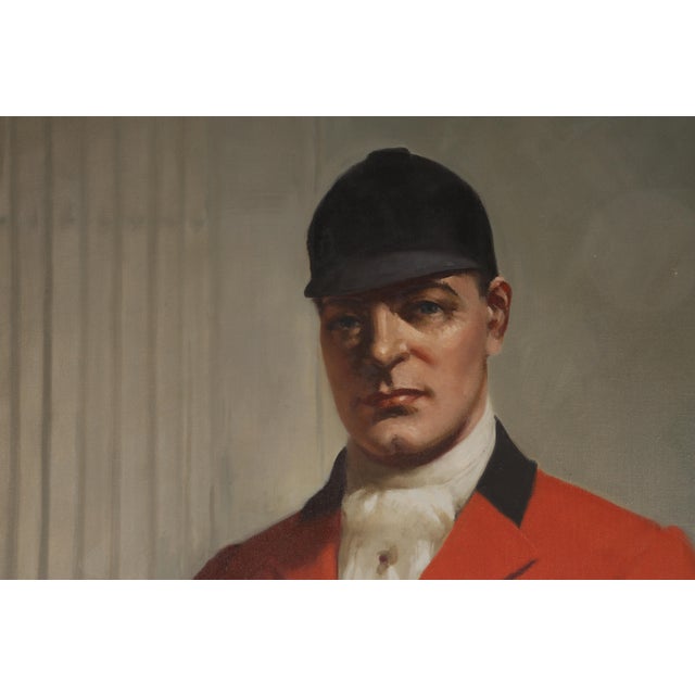 1960s Portrait of a Gentleman Oil Painting on Canvas | Chairish