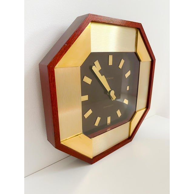 What an amazing, and extremely rare, vintage find is this original kienzle chronoquarts 70/80s clock. this wall clock,...