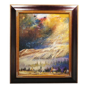 After Earl Biss Limited Edition Giclée "Riders of the Foothills With a Witching Moon", Framed