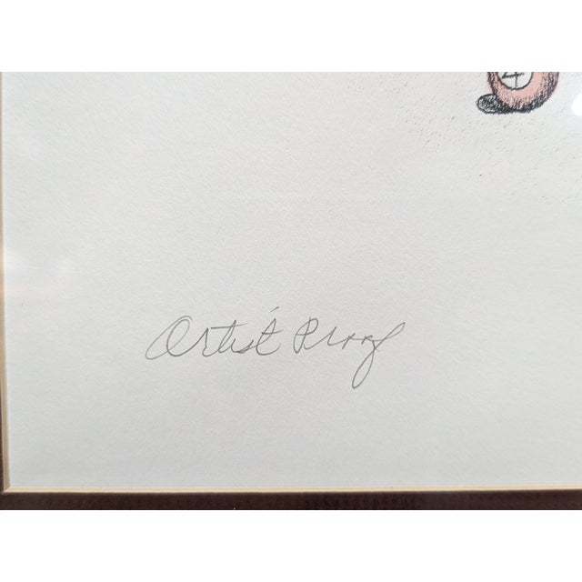 This work is titled "Oops!" but in later years as a lithograph it's titled "The Rip-off". Artist Proof, pencil signed by...