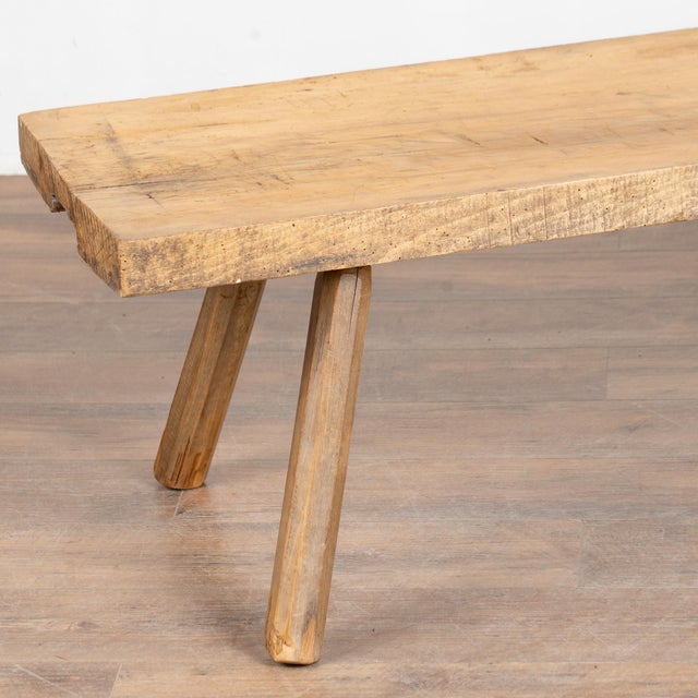 Brown 20th Century Rustic Coffee Table From Hungary For Sale - Image 8 of 11