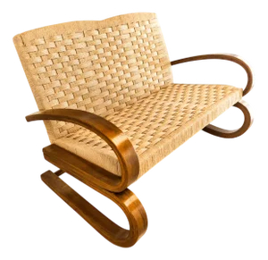 Rope and Beech Bentwood Sofa