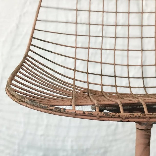 Tiffany Blue Vintage Charles and Ray Eames for Herman Miller PKC Wire Chairs - (3 Left) For Sale - Image 8 of 10