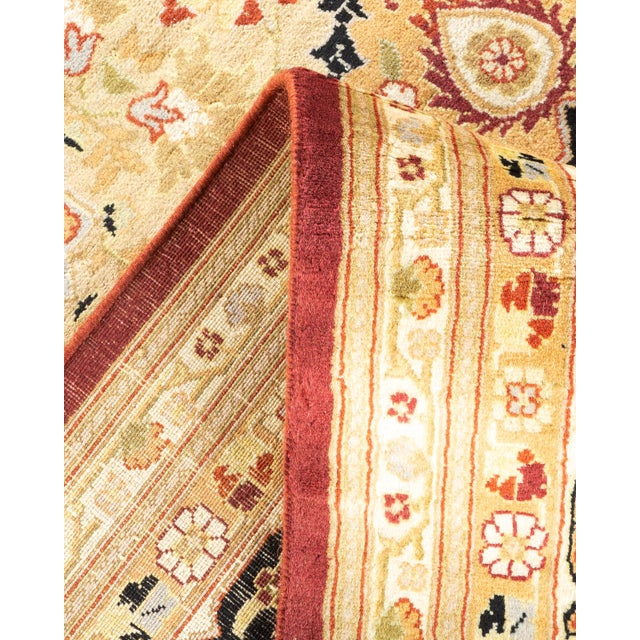 Mogul, One-of-a-Kind Hand-Knotted Area Rug in Orange, 8' 0" x 10' 3" For Sale In New York - Image 6 of 8