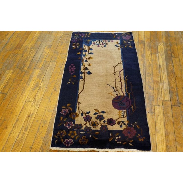 1920s Chinese Art Deco Carpet ( 2' x 3'10" - 61 x 117 ) Chinese - Art Deco As the name implies, pieces woven between the...
