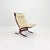 Set of Mid-Century Modern Siesta Chair and Ottoman in Cream White Leather by Ingmar Relling, 1970s For Sale - Image 9 of 18
