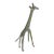 Brightly Oxidized Vintage African Giraffe For Sale