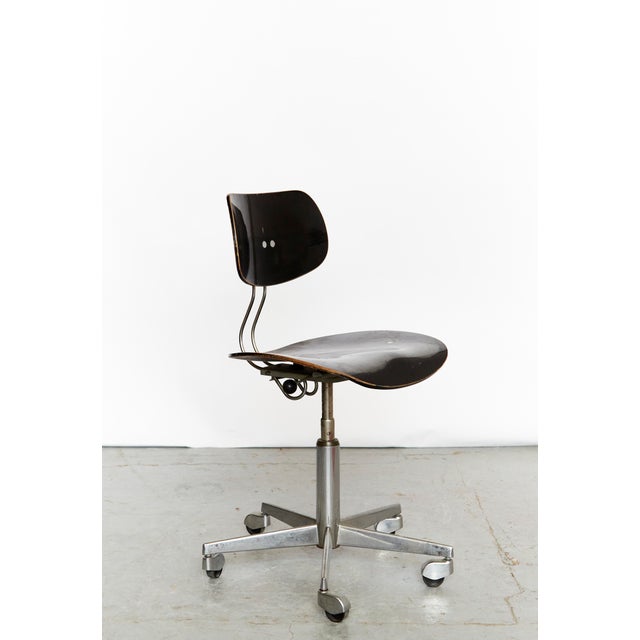 Mid-Century Model SE 40 Swivel Chair by Egon Eiermann for Wilde+Spieth For Sale - Image 14 of 14