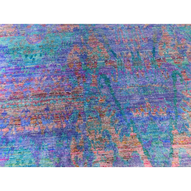 Hand Knotted Silk Rug. 8'x 10' For Sale - Image 12 of 18