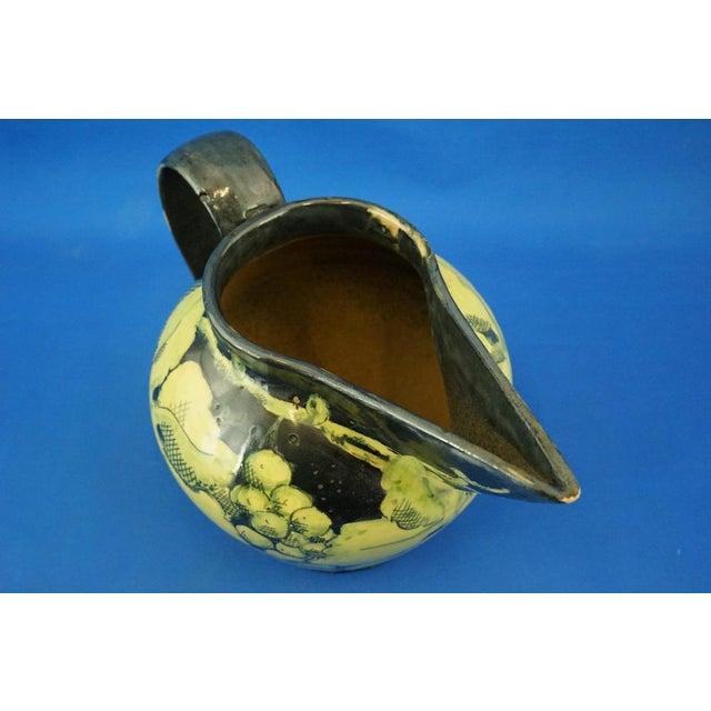 20th Century Majolica Ceramic Jug from Squarciarelli - Tidei Brothers, Italy, 1920s For Sale - Image 15 of 18