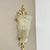 Brass and Ice Glass Wall Light in the style of Kalmar, Germany 1970s For Sale - Image 4 of 18