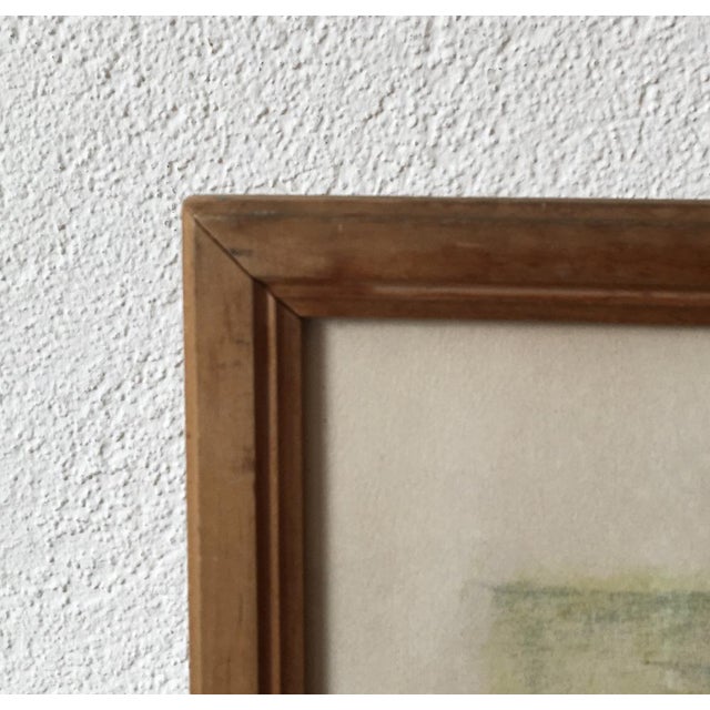 Hans Albert Falk, Pont de Zurich avec vue sur la rivière Limmat, Gouache on Paper, Framed For Sale - Image 6 of 9